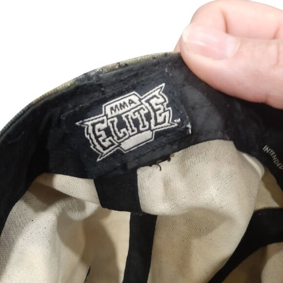 MMA Elite Camo Baseball Hat Embroidered Logo Cotton Size large - Picture 6 of 7